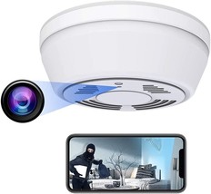 Smoke Detector Spy Camera 180 Days Standby Mini Hd 1080P Wifi Night Vision - £125.33 GBP