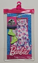 Mattel Barbie Doll Fashion Clothes Pack Jurassic World Romper Shoes Necklace - $7.91