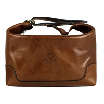 Leather Toiletry Bag - Autumn Leaves - £89.26 GBP