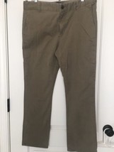 Structure Men&#39;s Casual Pants Zip &amp; Button Pockets Brown Size 34 - $41.71