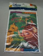 VINTAGE THE LION KING &quot;Hakuna Matata&quot; Birthday Party 8 Treat Bags Sacks NEW - $14.85