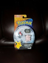 Tomy 2017 Pokemon Figure Pack Sun And Moon Pikipek Vs Clefairy New - $18.25