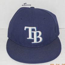 MLB Tampa Bay Rays Baseball Hat Cap New Era 59Fifty Fitted 7&quot; - $14.71