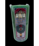 Yankee Candle Christmas Wreath Candle Pillar Tall Green Christmas NEW 2.... - €23,53 EUR