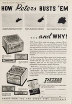 1933 Print Ad Peters Ammunition Shotgun Shells Skeet &amp; Trap Loads Kings Mills,OH - £15.30 GBP