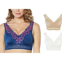 Rhonda Shear Betty Pin Up Bra 3 Pack LARGE - £17.31 GBP