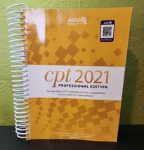 CPT 2021 Professional Edition by American Medical Association (2020, Spi... - $19.39