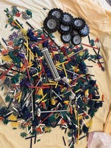 K&#39;NEX 7 Lbs Mixed LOT Rods Connectors Clamps  Gears Wheels Parts Knex - $49.45