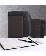 Faux Leather Cover Journals Notebook Lined Paper Diary Planner 192P Pen Holder - £14.23 GBP - £23.98 GBP
