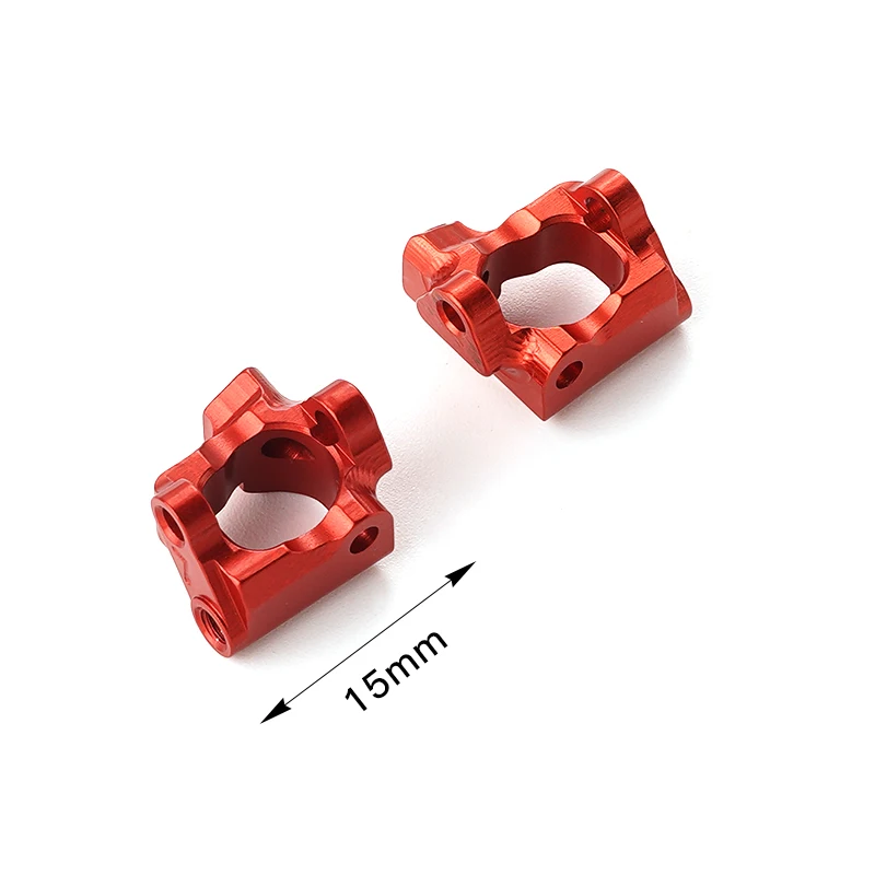 RCGOFOLLOW 2pcs Aluminum Alloy Heavy Weights C Hubs For 1 16 Caster Blocks LOSI - £13.99 GBP+