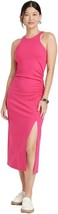 A New Day Women&#39;s Pink Sleeveless Ponte Racerback Midi Dress - Plus Size... - $11.37