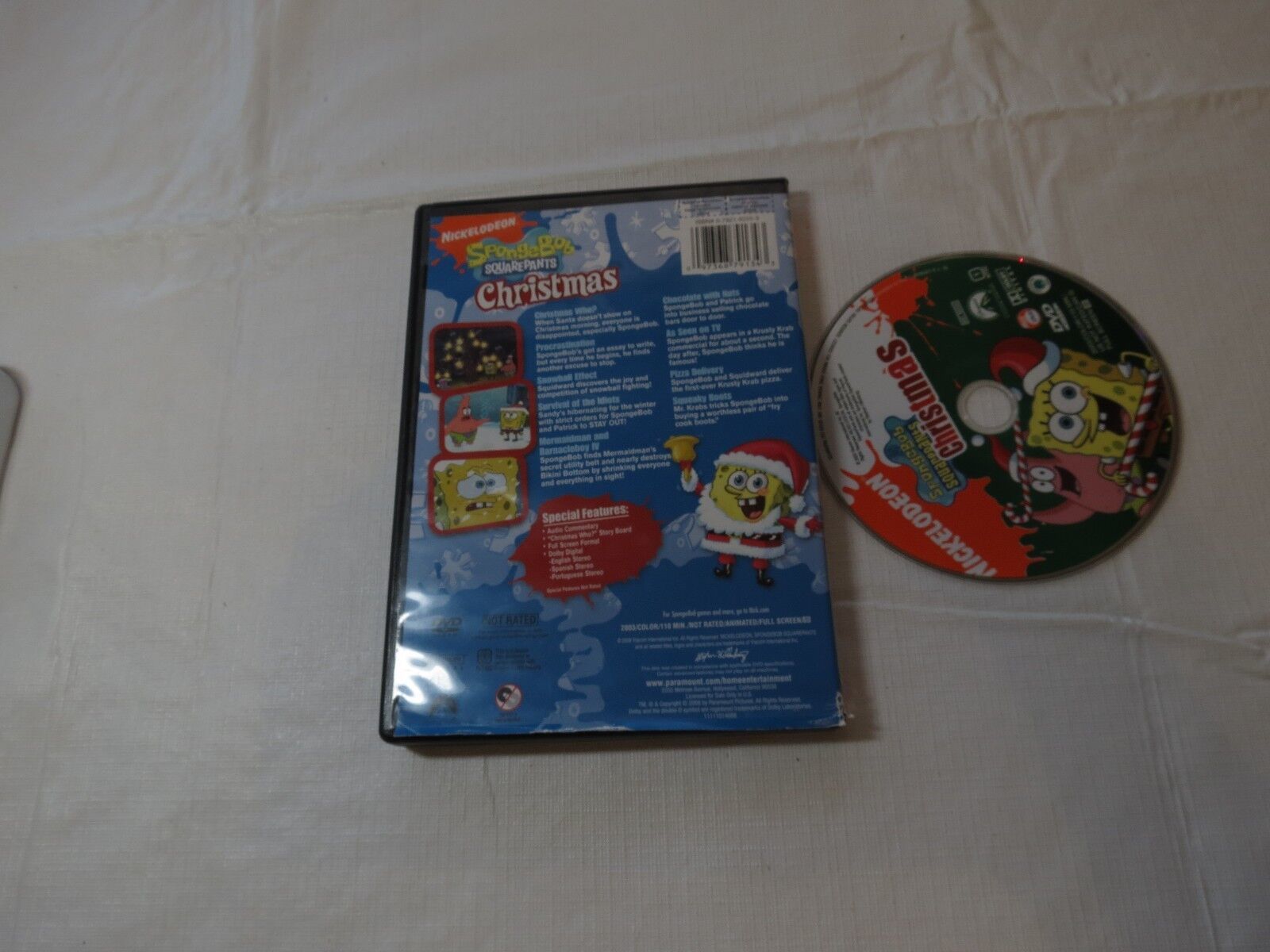 Spongebob Squarepants - Christmas (DVD, 2003) DVD Nickelodeon santa ...