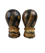 Vintage Holt Howard Sultan Head Salt &amp; Pepper Shakers – Mid-Century Coll... - $23.36