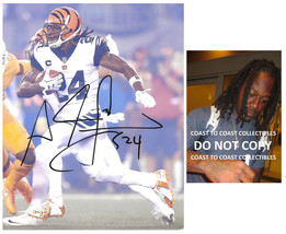 Adam Jones Pacman signed Cincinnati Bengals 8x10 photo Proof COA autogra... - £59.13 GBP