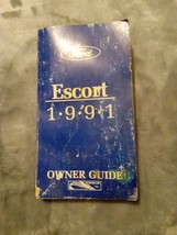 Original 1991 Ford Escort Car Owner&#39;s Manual - $6.79