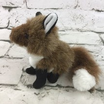 Folkmanis Mini Fox Finger Puppet Plush Wildlife Nature Animal Theater Prop  - £7.75 GBP