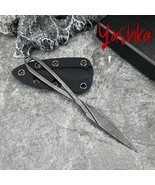 Hunting Knife Fixed Blade 440C Kydex Sheath Home Outdoor Travel BBQ Cutting Tool - $35.80