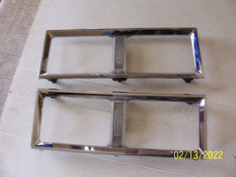 1985 1986 1987 LINCOLN TOWNCAR HEADLIGHT TRIM BEZEL LEFT &amp; RIGHT OEM USED - £256.12 GBP