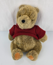 Gund Classic Winnie The Pooh Plush Bear Red Sweater Stuffed Animal Super... - $16.82