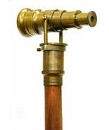 Victoria Stick Cane Spyglass Antique Scope Vintage Brass Telescope Handl... - $36.20