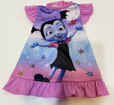 Vamperina Doll Night Gown 9 in Long 5.5 In At Chest Purple Pink - £7.63 GBP