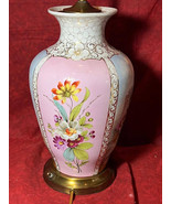 Antique Carlsbad Austria Porcelain Vase Lamp Romantic Couples Portrait P... - $5,269.35 MXN