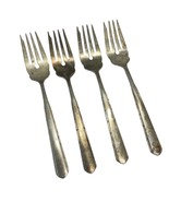 Salad Fork Remembrance Gorham Silver (Silverplate 1930) Set of 4 - $23.17