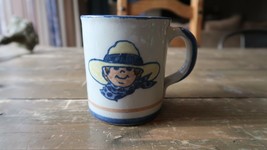 Vintage Louisville Cowboy CODY Kids Mug 3.25&quot; - £18.99 GBP