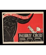 Vtg Hotel Piccadilly Circus Bar NYC Photo &amp; Advertising Ephemera 1945 - $29.99