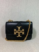 NWT Tory Burch Black Small Diamond Quilted Eleanor Convertible Shoulder Bag $748 - £589.41 GBP