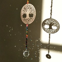 Tree of Life Wall Hanging Tree Decor Tree Garland for Window or Wall Chakra Crys - £27.72 GBP