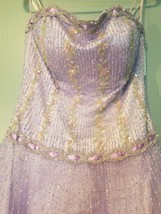 Alyce Paris - Lavendar Strapless Formal Gown Prom Dress Style 6588 Size 6 - £116.01 GBP