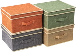 Storage Bins With Lid From Domeraax, Foldable Clothing Storage Box Case With - £35.94 GBP