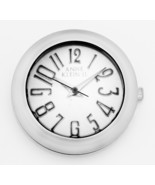 VINTAGE ANNE KLEIN II 26mm 1-inch WATCH NO LUGS CHROME SILVER COLOR QUARTZ - €4,27 EUR