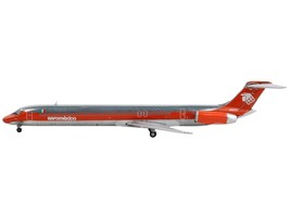 McDonnell Douglas MD-82 Commercial Aircraft &quot;AeroMexico&quot; Orange and Silver 1/40 - £48.73 GBP