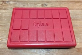 VTG Little Kool Rest IGLOO Cooler LID ONLY Red - Replacement Piece - £29.81 GBP