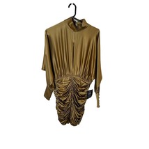 Retrofete gold silk mini dress -size xs - $70.00
