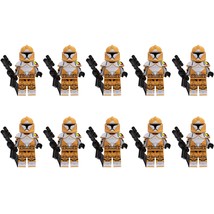 10pcs Star Wars Phase 1 Bomb Squad Clone Troopers Minifigures Set - £19.17 GBP