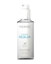 Wicked Sensual Care Simply Aqua Water Based Lubricant - 2.3 oz - $28.53