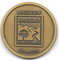 Vintage Bradford Innerview Serenity Prayer Aa Bronze Coin Token Louisville Ky - £10.27 GBP