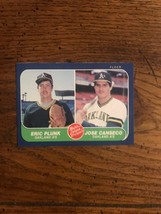 Jose Canseco 1986 Fleer Rookie  (1046) - £4.71 GBP