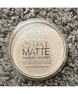 Rimmel Stay Matte Long Lasting Pressed Powder 001 Transparent - $9.22 CAD