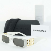 BALENCIAGA BB0096S 011 White/Gray 51-18-130 Sunglasses New Authentic - £198.10 GBP