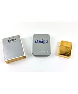 Bailey&#39;s Zippo Lighter Gold Tone - High Polish 2003 In Case &amp; Box Never ... - £59.50 GBP