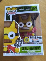 Funko Pop The Simpsons Treehouse of Horror GITD Devil Flanders #1029 Amazon Excl - £22.41 GBP