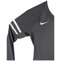 Womens Small Long Sleeve Tight Fitness Shirt Nike Crossfit Gray - $27.99