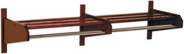 Wooden Mallet 66-Inch Coat And Hat Rack, Mahogany - £88.06 GBP