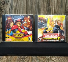 *2* Pc Kids Video Game Lot Tonka Construction 2 &amp; Fisher-Price Rescue Heroes - $12.32