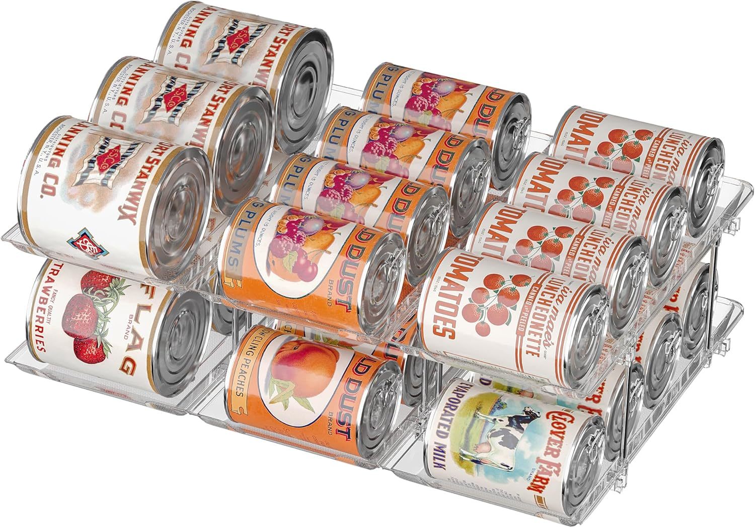 Can Organizer For Pantry Soda Can Organizer Automatic Rolling Food, Set ... - $39.99