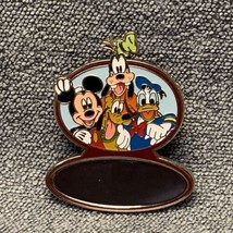 Disney FAB 4 Name Plate Disney Pin Mickey Mouse Goofy Donald Duck KG - $21.78